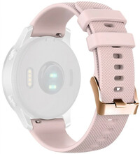 Curea de silicon Ricardo 20mm (pro Garmin Venu, Venu Sq, Venu Sq 2, Venu 2 plus aj.), culoarea roz, Quick Release