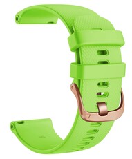 Curea din silicon Ricardo Aprica 18mm, Green, Quick Release