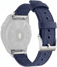 Curea din nylon Ricardo Ortisei 22mm, Blue/Silver, QuickFit