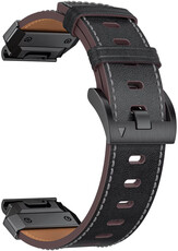 Curea din piele Ricardo Sappada 26mm, Black, QuickFit