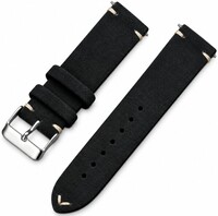 Curea din piele Ricardo Alba premium, Black, Quick Release