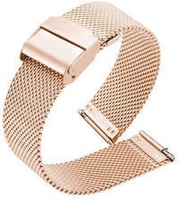 Brățară din oțel Ricardo Novara, Rose Gold, milaneză, Quick Release