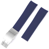 Curea din cauciuc Ricardo Caserta premium 21mm (pro Longines), Blue