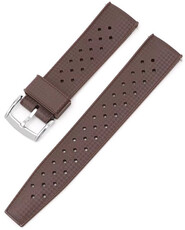 Curea din cauciuc Ricardo Salerno premium 20mm, Brown, Quick Release