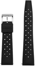Curea din cauciuc Ricardo Terni premium 20mm, Black, Quick Release