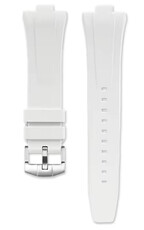 Curea de silicon Ricardo Tropea premium 9mm (pro Citizen), White