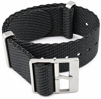 Curea textilă Ricardo Mantova premium, Gray, NATO