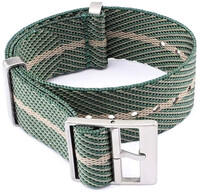Curea textilă Ricardo Mantova premium, Green, NATO