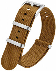 Curea textilă Ricardo Olbia premium, Brown, NATO