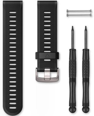 Curea de plastic Garmin (pro Forerunner 935/945/955), culoarea neagră + accesorii de rezervă
