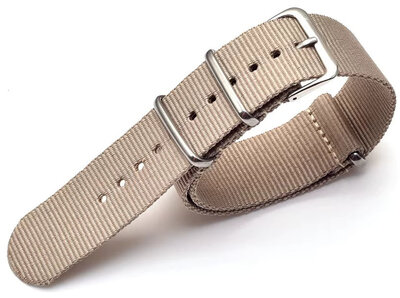curea din nylon Ricardo Kronplatz, bej, NATO