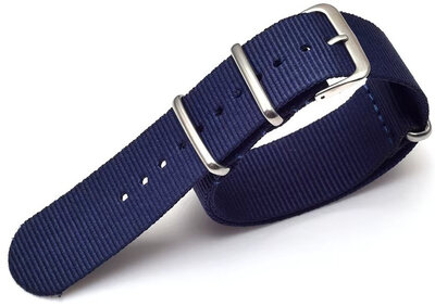 curea din nylon Ricardo Kronplatz, albastru, NATO