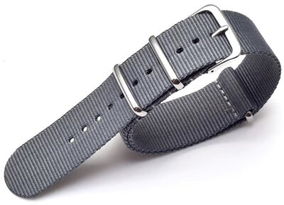 curea din nylon Ricardo Kronplatz, gri V1, NATO