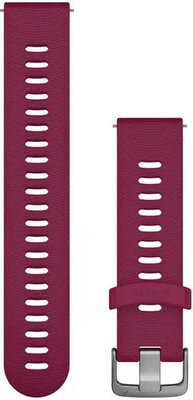 Silikonový řemínek Garmin 20mm, Cerise, Quick Release, 010-11251-1C