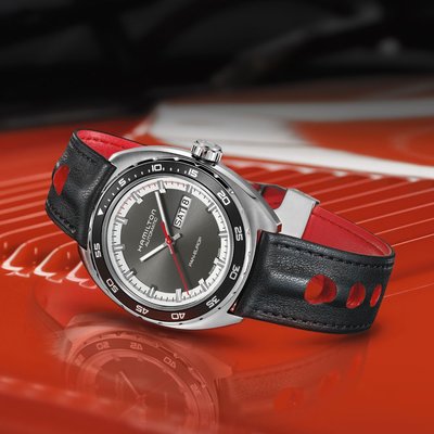 Hamilton American Classic Pan Europ Day Date Auto H35415781 (+ curea de rezervă)