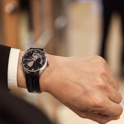 Hamilton Jazzmaster Open Heart Auto H32705731