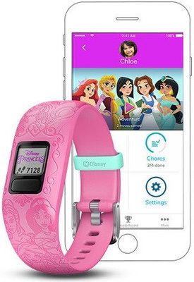 Garmin Vivofit junior 2 Disney Princess, Prințesa Disney, Pink