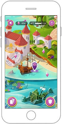 Garmin Vivofit junior 2 Disney Princess, Prințesa Disney, Pink