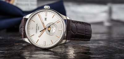 Certina DS-8 Quartz COSC Chronometer Moon phase C033.457.16.031.00