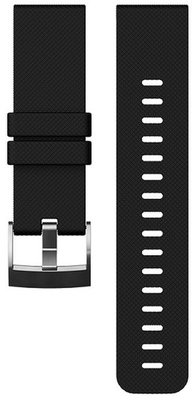 Curea din silicon pentru ceas Suunto Traverse Black/Silver