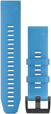 Curea din silicon Garmin 22mm (pentru Garmin Fenix 8/7/6 (47mm), Epix 2 și altele), albastru V1, QuickFit, 010-12740-03