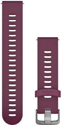 Curea din silicon Garmin 20mm (pentru Venu, Venu Sq, Venu 2 Plus și altele), mov, Quick Release, 010-11251-1W