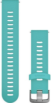 Curea de silicon Garmin 20mm (pro Venu, Venu Sq, Venu 2 plus aj.), culoarea albastră, Quick Release