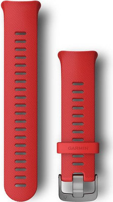 Curea de silicon Garmin (pro Forerunner 45), culoarea roșie, mărimea L