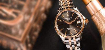 Certina DS Action Lady Quartz Precidrive COSC Chronometer Diamonds C032.051.22.086.00