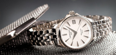 Certina DS Action Lady Quartz Precidrive COSC Chronometer Diamonds C032.051.44.036.00