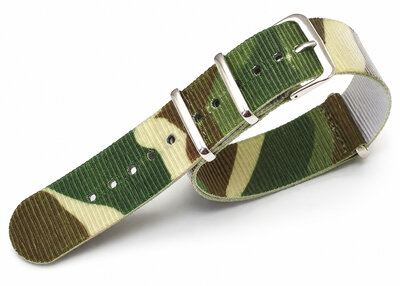 Curea din nylon Ricardo Kronplatz, camuflaj, NATO