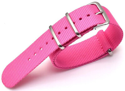 Curea din nylon Ricardo Kronplatz, roz V2, NATO