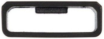 Buclă din silicon Garmin 22mm (pro Fenix), black, 2ks