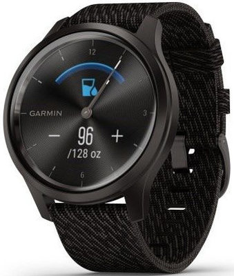 Garmin Vivomove 3 Style, Slate / Black Nylon Band