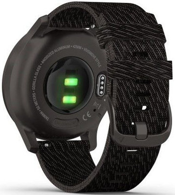 Garmin Vivomove 3 Style, Slate / Black Nylon Band