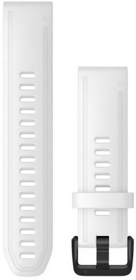 Curea de silicon Garmin 20mm (pro Garmin Fenix 8/7S/6S (43mm), aj.), culoarea albă V1, QuickFit