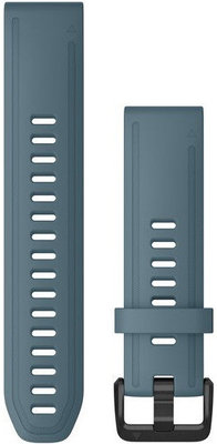 Curea de silicon Garmin 20mm (pro Garmin Fenix 8/7S/6S (43mm), aj.), culoarea albastră V2, QuickFit