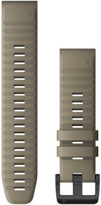 Curea de silicon Garmin 22mm (pro Garmin Fenix 8/7/6 (47mm), Epix 2 aj.), culoarea bej, QuickFit