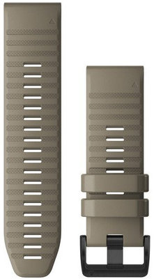 Curea din silicon Garmin 26mm (pentru Garmin Fenix 8/7X/6X (51mm), Tactix etc.), bej V1, QuickFit, 010-12864-02
