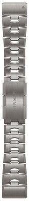 Brățară din titan Garmin 26mm (pentru Garmin Fenix 8/7X/6X (51mm), Tactix etc.), gri, QuickFit, 010-12864-08