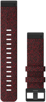 Curea de nailon Garmin 22mm (pro Garmin Fenix 8/7/6 (47mm), Epix 2 aj.), culoarea roșie V1, QuickFit