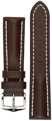 Curea din piele Hirsch Heavy Calf L 01475010-2, maro, piele de vițel, lungime L, Quick Release