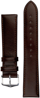 Curea din piele Hirsch Osiris L 03475010-2, maro, piele de vițel, lungime L, Quick Release