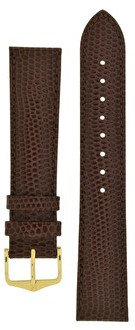 Curea din piele Hirsch Rainbow L 12322610-1, maro, piele de vițel, lungime L, Quick Release