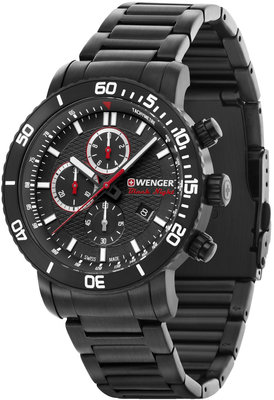 Wenger Roadster Black Night Quartz Chronograph 01.1843.110