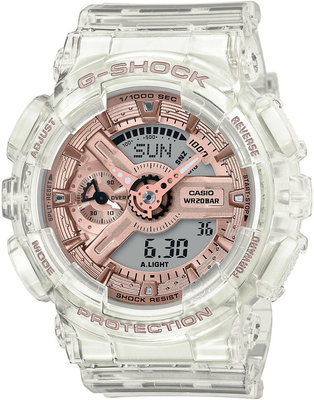 Casio G-Shock Original GMA-S110SR-7AER Cu Series Transparent x Pink Gold Collection