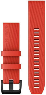 Curea din silicon Garmin 22mm (pentru Garmin Fenix 8/7/6 (47mm), Epix 2 etc.), roșu V1, QuickFit, 010-12901-02