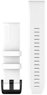 Curea de silicon Garmin 22mm (pro Garmin Fenix 8/7/6 (47mm), Epix 2 aj.), culoarea albă, QuickFit