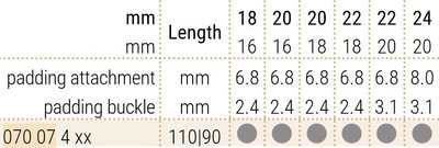 Curea din piele Hirsch Navigator 07007417-2, maro, piele de aligator, lungime L