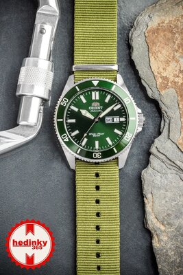 curea din nylon Ricardo Kronplatz, verde, NATO